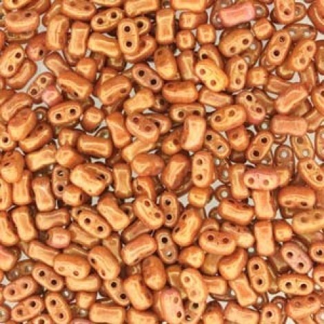 Czech BI-BO 5.5x2.8mm Beads - Ruby Lustre - 23gm