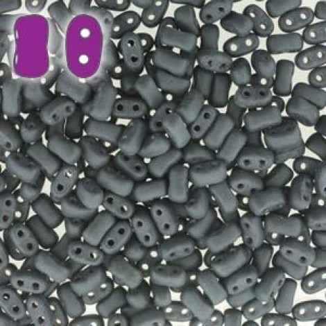 Czech BI-BO 5.5x2.8mm Beads - Jet Matte - 23gm