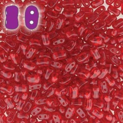 Czech BI-BO 5.5x2.8mm Beads - Ruby - 23gm Czech BI-BO 5.5x2.8mm Beads - Ruby - 23gm