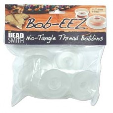 45mm No-Tangle Bob-EEZ Plastic Bobbins - Clear - Pk of 8