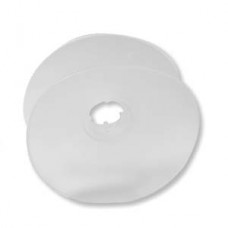 85mm No Tangle Clear Thread Bobbins -  Bulk Pack of 25