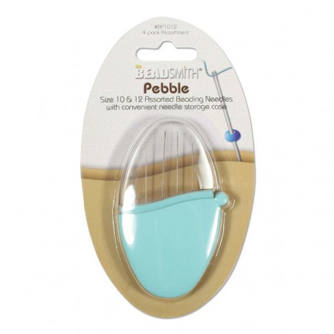 Beadsmith Pebbles Beading Needles - Size 10/12 (2 of each) -  Pack of 4