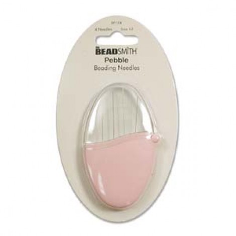 Beadsmith Pebbles Beading Needles - Size 12 -  Pack of 4