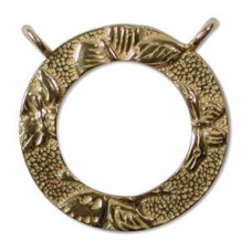 24mm Anti-Tarnish Brass Glasses Holder Pendant - Each