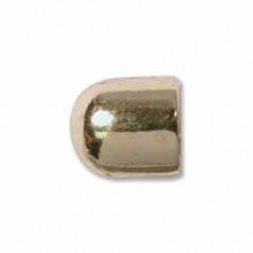 10mm (8mm ID) Anti-Tarnish Brass JBB Cord End Cap - Pack of 2