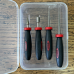 Beadsmith 4 Piece Mini Ergonomic Handle Bead Reamer Set