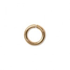 8mm 16ga Beadsmith Raw Brass Jumplocks - Pack of 20