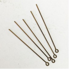 Niobium Anodized Eyepins 45mm (1.75") - Bronze - Pack of 10