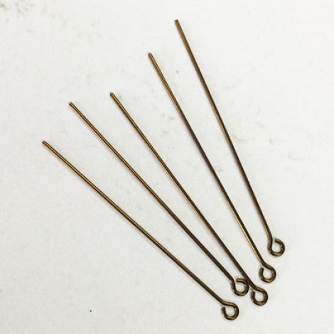 Niobium Anodized Eyepins 45mm (1.75") - Bronze - Pack of 10