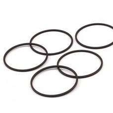 45x1x1mm Black Oxide Plated Brass Round Connector Rings
