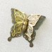 30x32mm Filigree Vintage Style Brass Butterfly Focal Pendant