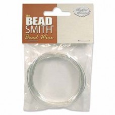 14ga Beadsmith German Silver Plated Beading Wire - 1.8m