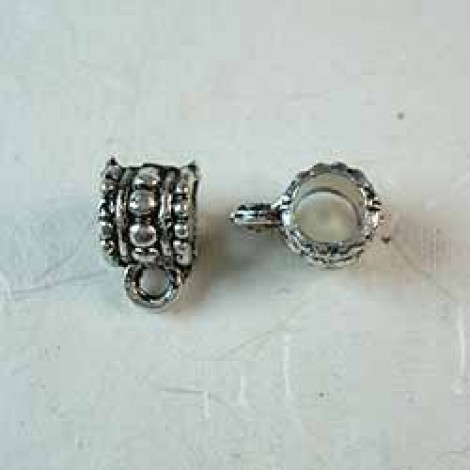 Pandora Style Tibetan Silver Hanger Beads w/5mm hole