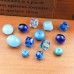 8x16mm x 6 Compartment Pandora Style Rondelle Shaped Resin Bead Mould w-6mm Hole