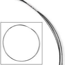 Black 18" Stainless Steel Multi-Strand Choker Necklace -