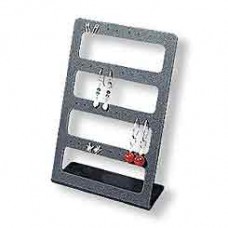 16x11cm Opaque Black 16 Pair Earring Display Stand