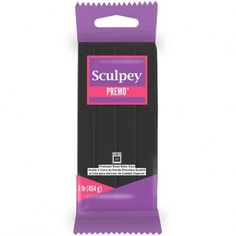 Premo Polymer Clay - 454g (1lb) - Black