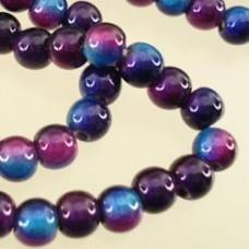 8mm Purple-Blue-Pink Miracle Beads