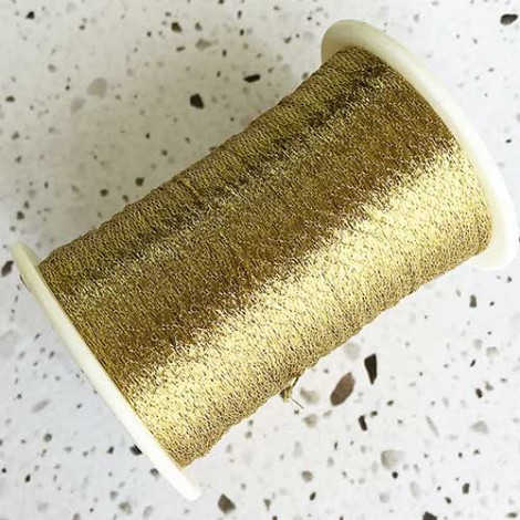 1mm Metallic WireLace Ribbon - Brass - Per metre 1mm Metallic WireLace Ribbon - Brass - Per metre