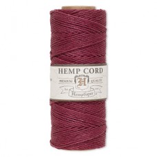 1mm (20lb) Hemptique Hemp Cord - Burgundy