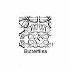 22x28cm Shade-Tex Texture Plastic Rubbing Plates - Butterflies