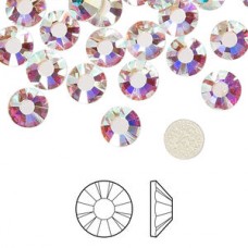7mm (SS34) Preciosa Maxima Hotfix Crystals - Crystal AB - Pack of 24