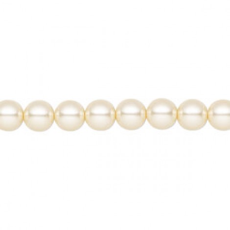 6mm Czech Preciosa Nacre Crystal Pearls - Cream - Pack of 10 6mm Czech Preciosa Nacre Crystal Pearls - Cream - Pack of 10
