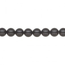6mm Czech Preciosa® Nacre Crystal Pearls - Magic Black