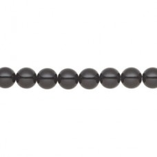 6mm Czech Preciosa® Nacre Crystal Pearls - Magic Black - Pack of 10