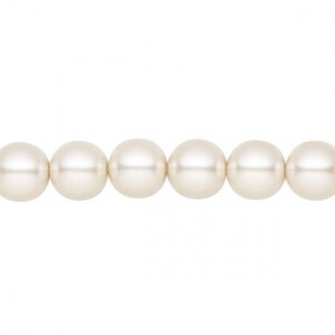 8mm Czech Preciosa Nacre Crystal Pearls - White - Pack of 10 8mm Czech Preciosa Nacre Crystal Pearls - White - Pack of 10
