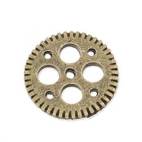 15mm Antique Bronze Steampunk Gear Connector 4