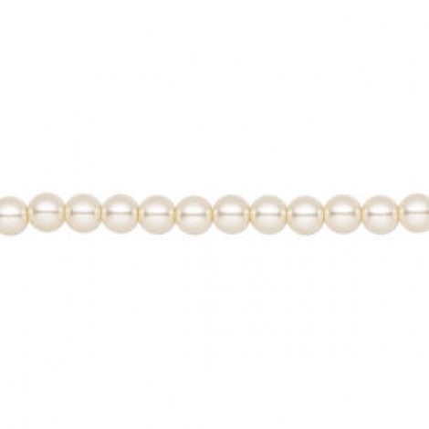4mm Czech Preciosa Nacre Crystal Pearls - Creamrose- Pack of 10