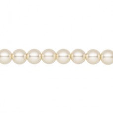 6mm Czech Preciosa Nacre Crystal Pearls - Creamrose - Pack of 10