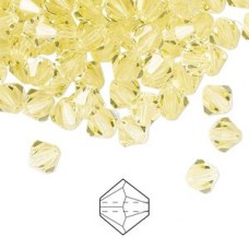 8mm Swarovski Crystal Bicones - Jonquil - Pack of 2