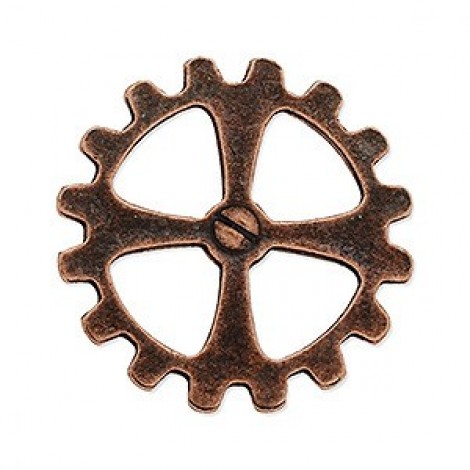 20mm Antique Copper Steampunk Gear Links