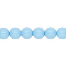 8mm Czech Preciosa Nacre Crystal Pearls - Aqua Blue - Pack of 10