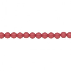 4mm Czech Preciosa Nacre Crystal Pearls - Cranberry- Pack of 10