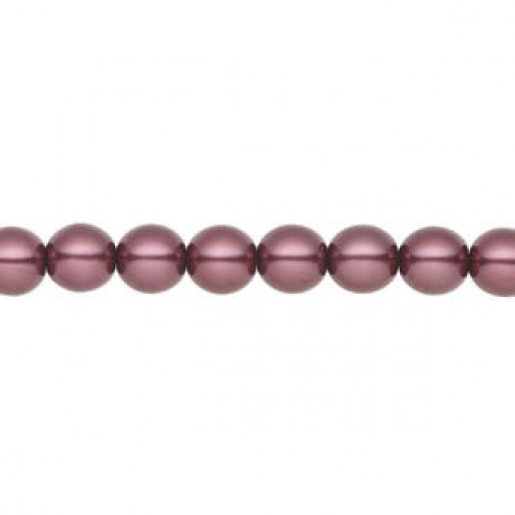 3mm Swarovski Crystal Pearls - Burgundy - Pack of 20 3mm Swarovski Crystal Pearls - Burgundy - Pack of 20