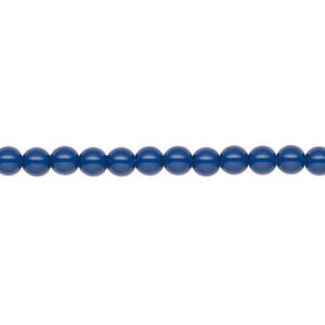 4mm Czech Preciosa Nacre Crystal Pearls - Navy Blue- Pack of 10 4mm Czech Preciosa Nacre Crystal Pearls - Navy Blue- Pack of 10