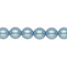 8mm Czech Preciosa Nacre Crystal Pearls - Pearlescent Blue - Pack of 10