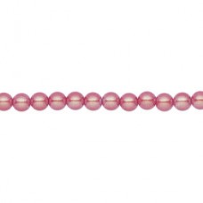 4mm Czech Preciosa Nacre Crystal Pearls - Pearlescent Red- Pack of 10
