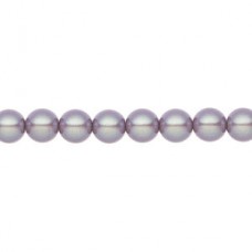 6mm Czech Preciosa Nacre Crystal Pearls - Pearlescent Violet - Pack of 10