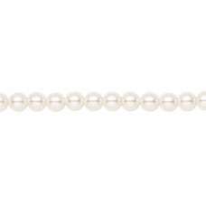 4mm Crystal Passions® Crystal Pearls - Cream Rose Light - Pack of 10