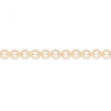 4mm Swarovski Crystal Pearls - Light Gold - Pack of 10