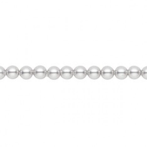 4mm Crystal Passions® Crystal Pearls - Light Grey - Pack of 10 4mm Crystal Passions® Crystal Pearls - Light Grey - Pack of 10