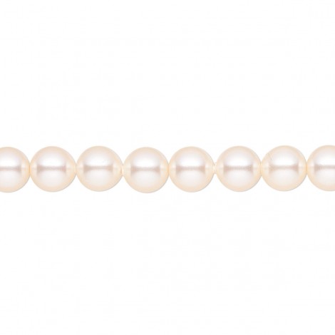 8mm Crystal Passions® Crystal Pearls - Cream Rose - Pack of 10