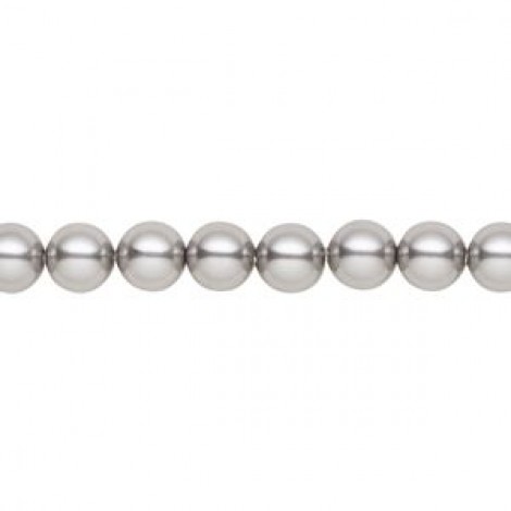 6mm Crystal Passions® 5810 Crystal Pearls - Grey - Pack of 10 6mm Crystal Passions® 5810 Crystal Pearls - Grey - Pack of 10