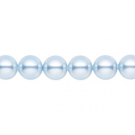 8mm Crystal Passions® Crystal Pearls - Light Blue  - Pack of 10