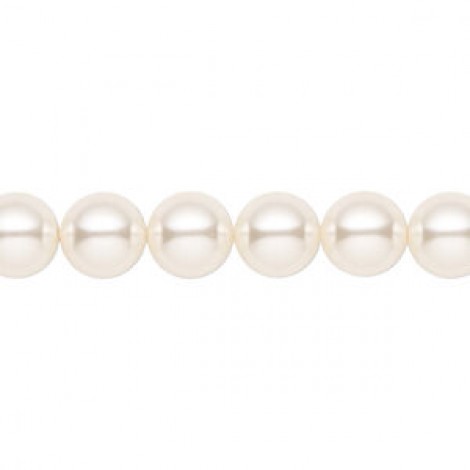 8mm Crystal Passions® Crystal Pearls - Cream Rose Light - Pack of 10