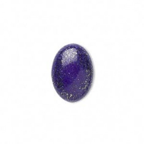 18x13mm Natural Lapis Lazuli Oval Cabochons - each